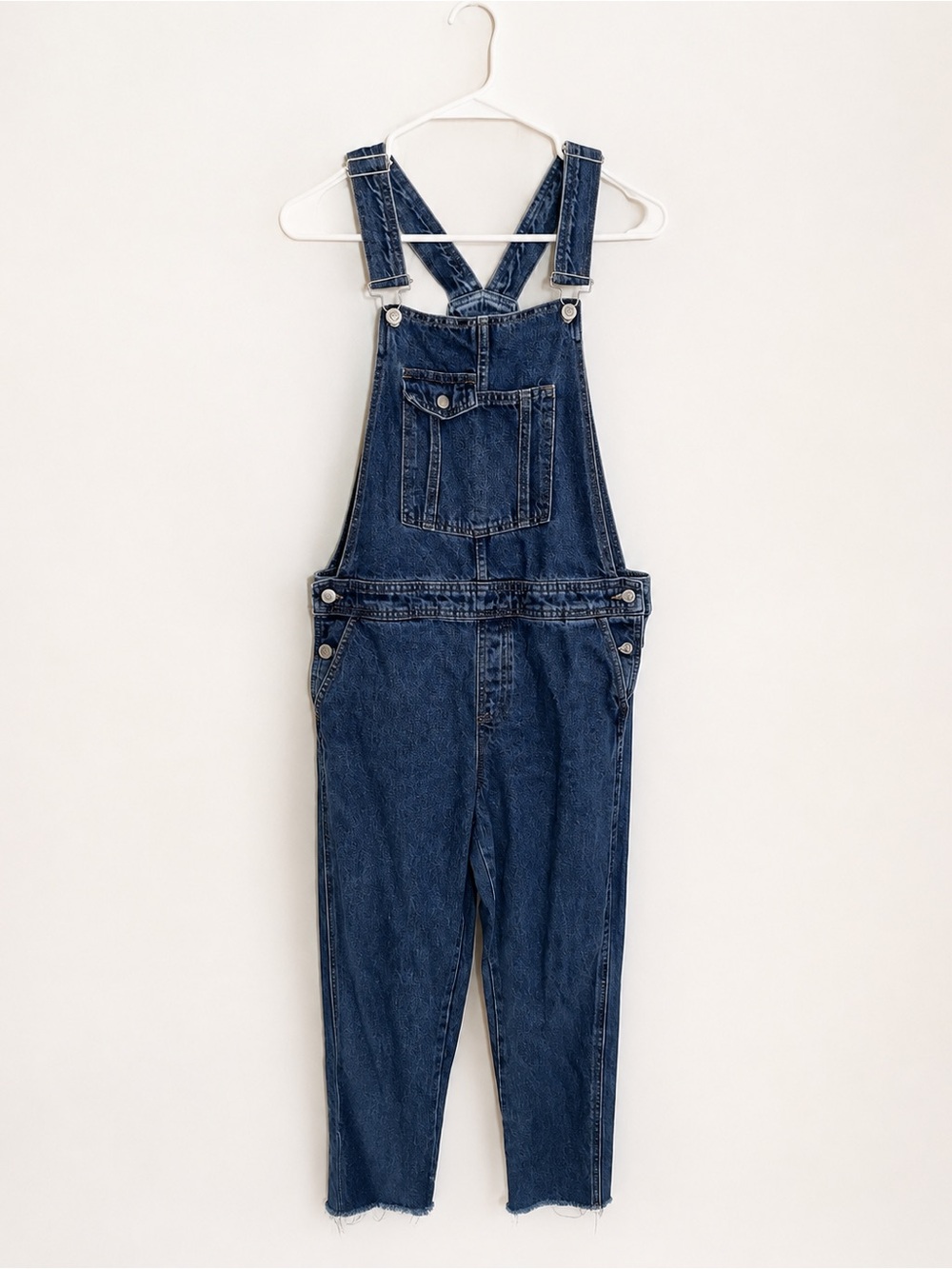 Topshop Dark Blue Denim Overalls